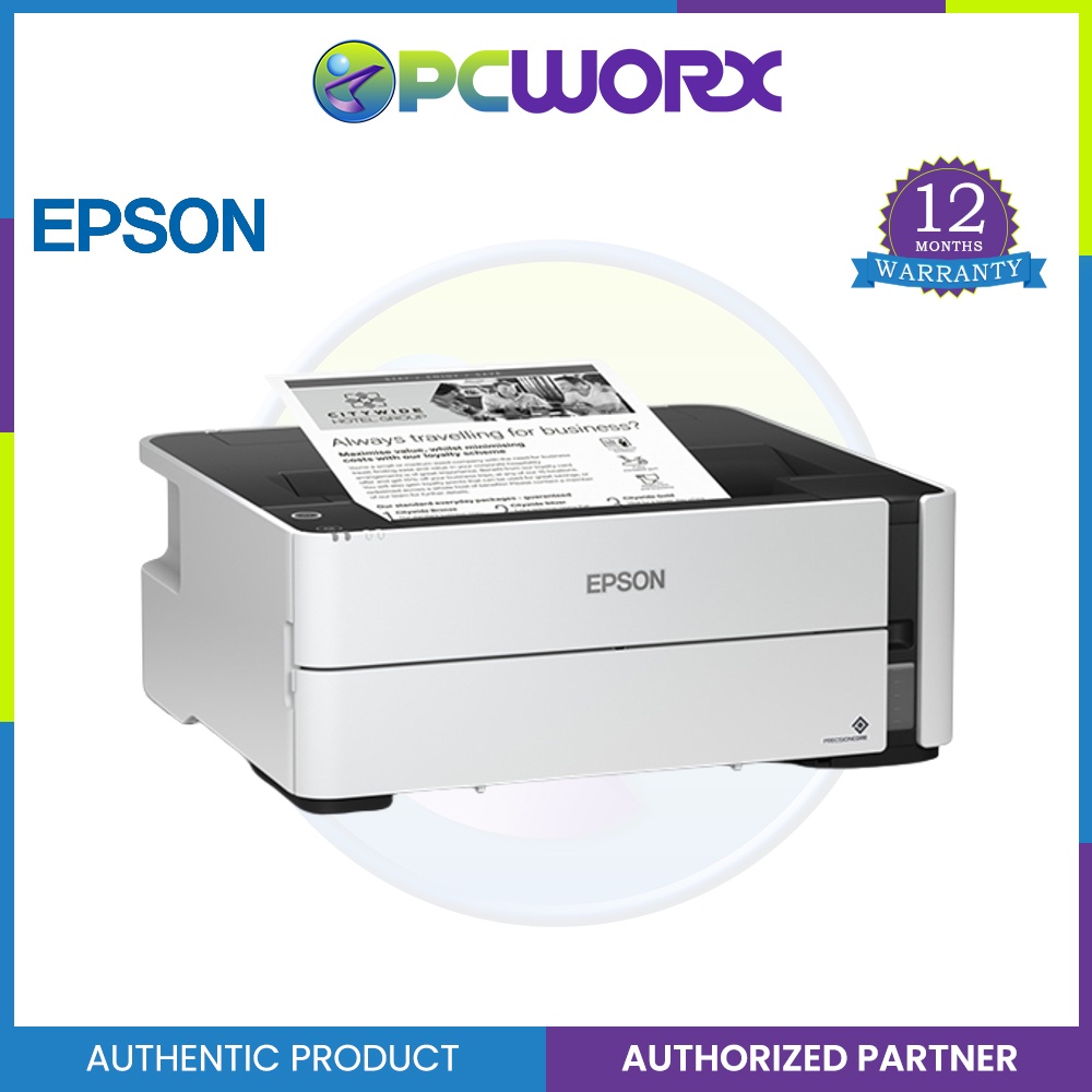 Epson EcoTank Monochrome M1140 Ink Tank Printer Shopee Philippines