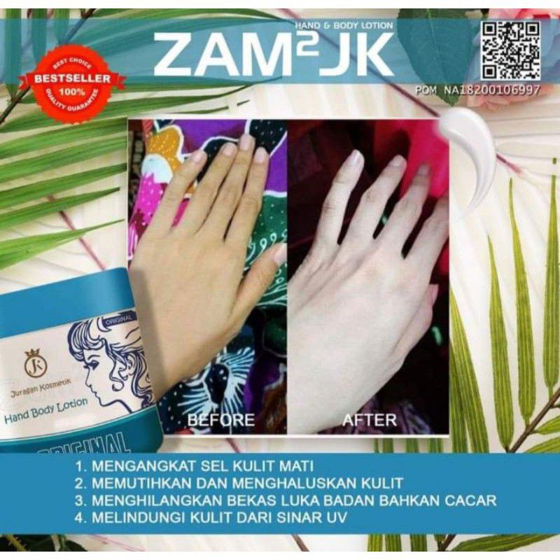 Lotion Zam Zam By Ljk Bpom Contents 350gr Hb Zam Zam Handbody Zam