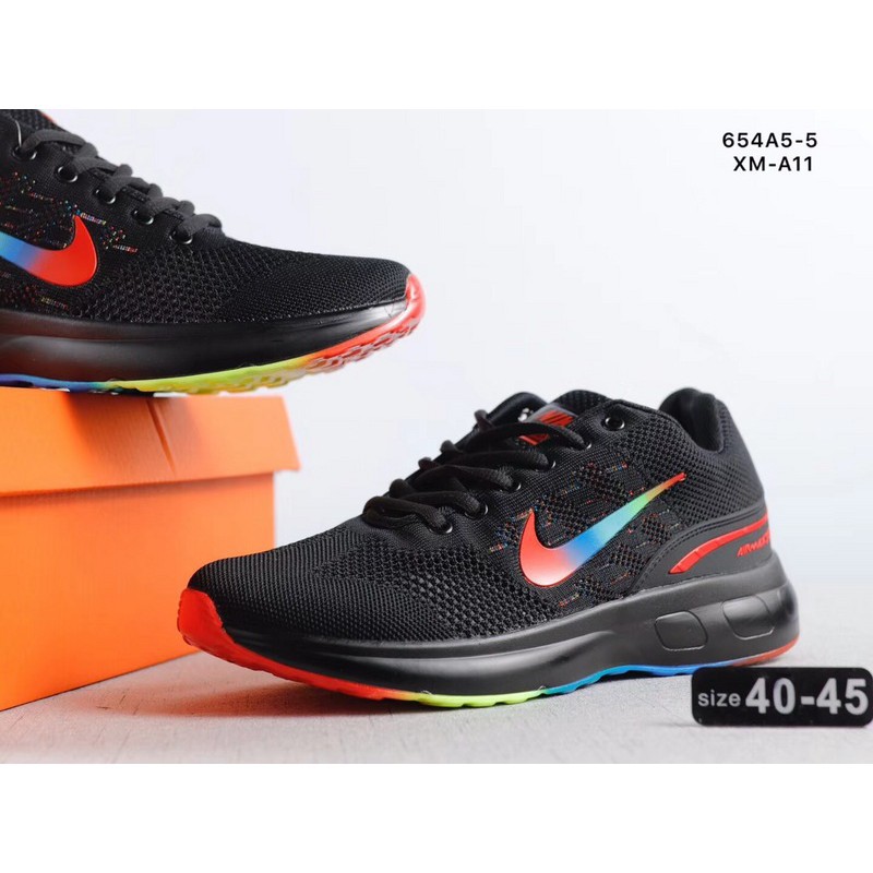 nike 360 Running Mens shoes Black | Shopee Philippines
