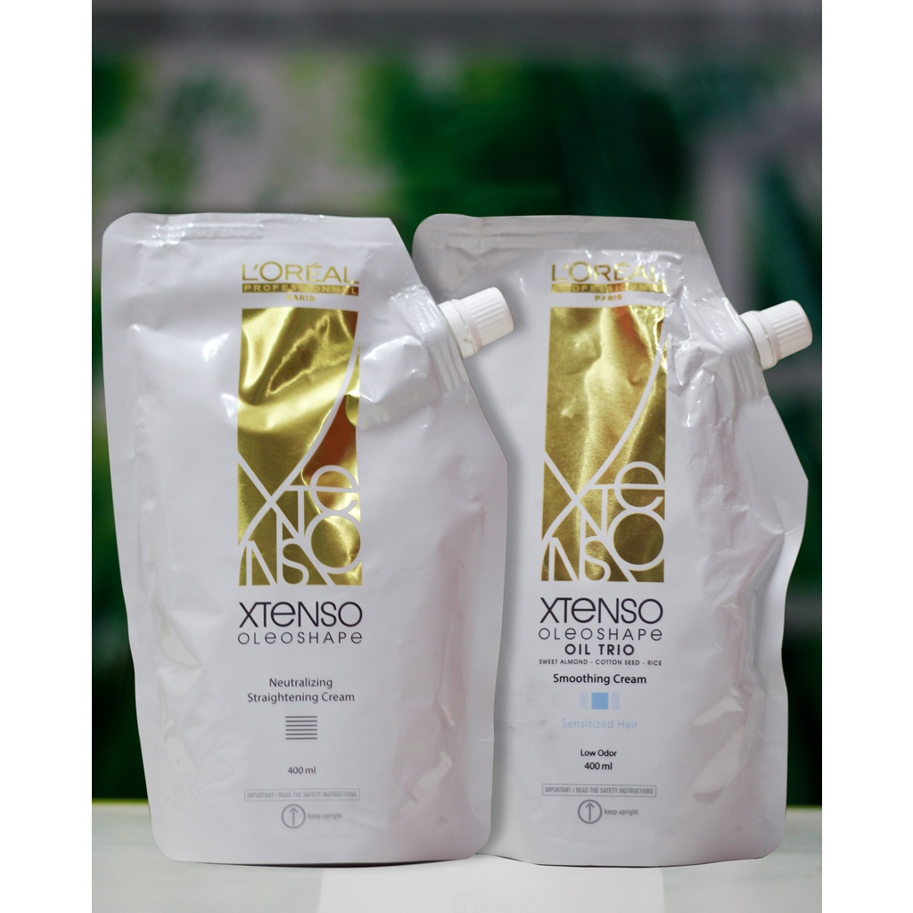 L'oreal Xtenso Oleoshape Rebonding Set for Sensitized Hair (Smoothing Cream + Neutra Cream