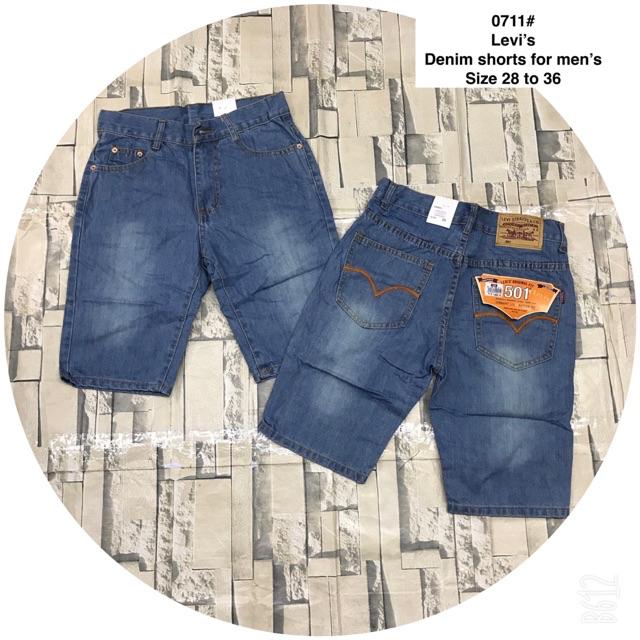 levi jeans shorts for men