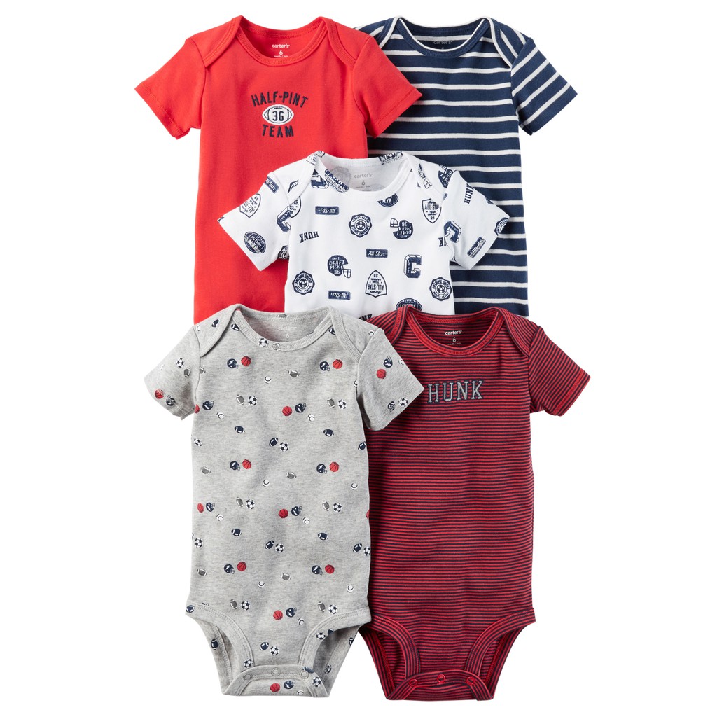 carter's solid onesies