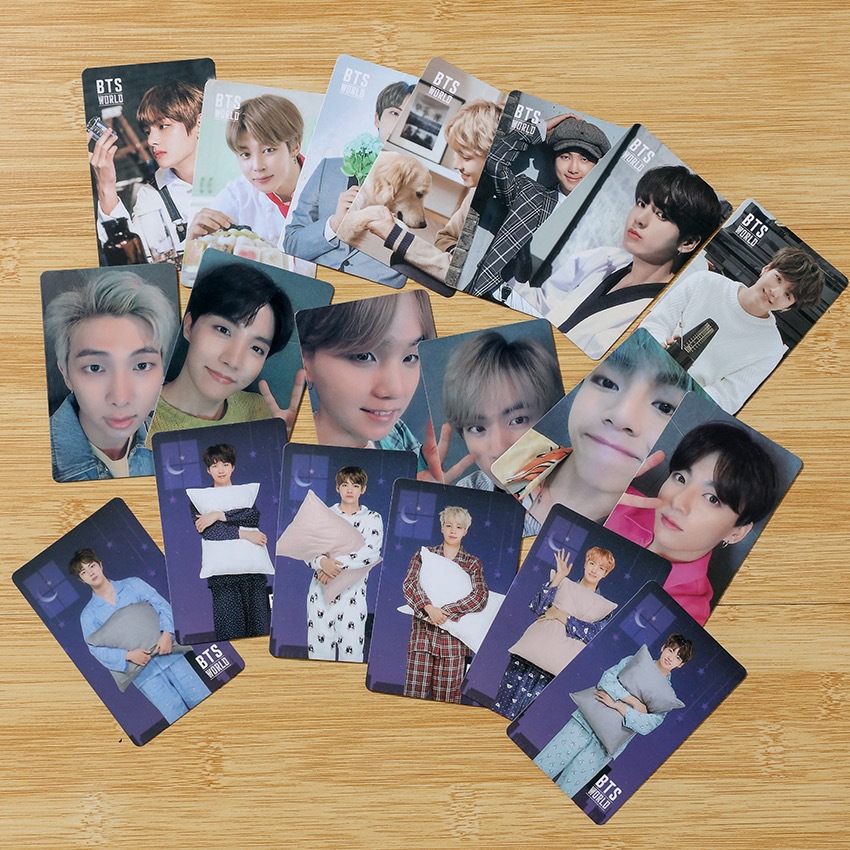 Kpop BTS Paper Photo Cards Photocard Photograph Positive and negative
