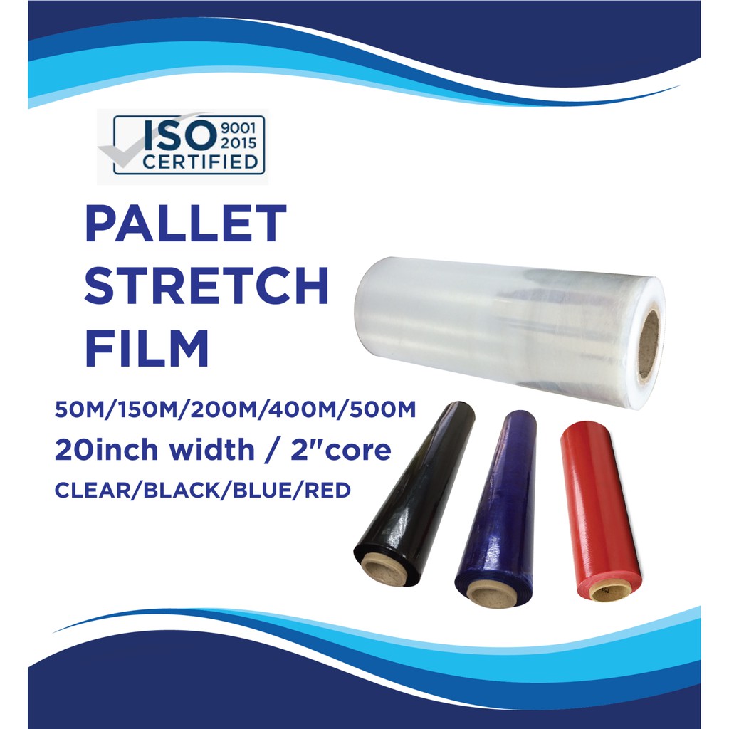 Pallet Stretch Film 50m 150m 200m 300m 400m 500m x 20 inches(500mm