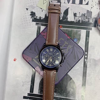 fossil leather water for men good quality with can and paperbag #5