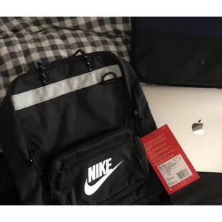 W2BV Nike Tanjun New Fashion Black Backpack Men Women Sport Bag Casual Backpack 25*33*14cm● #3