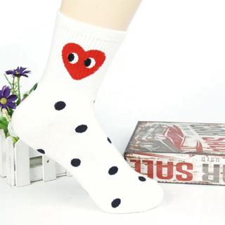 comme des garcons socks heart