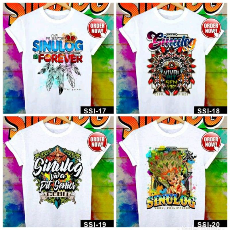 sinulog t shirt design
