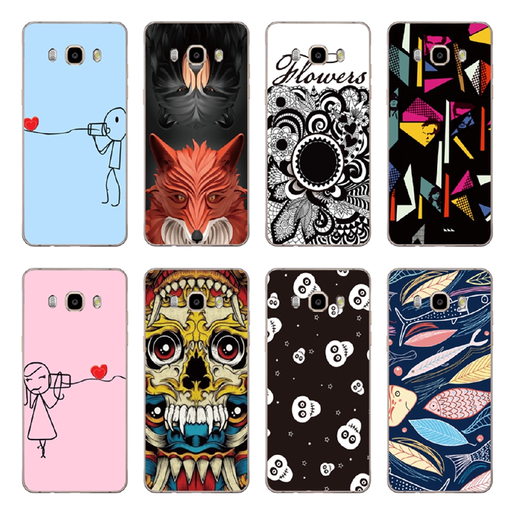 Cartoon Fox Cute Fish Back Cover Samsung Galaxy J1 Ace J110 J2 J3 J5 J7 15 Case Soft Tpu Casing Shockproof Shopee Philippines