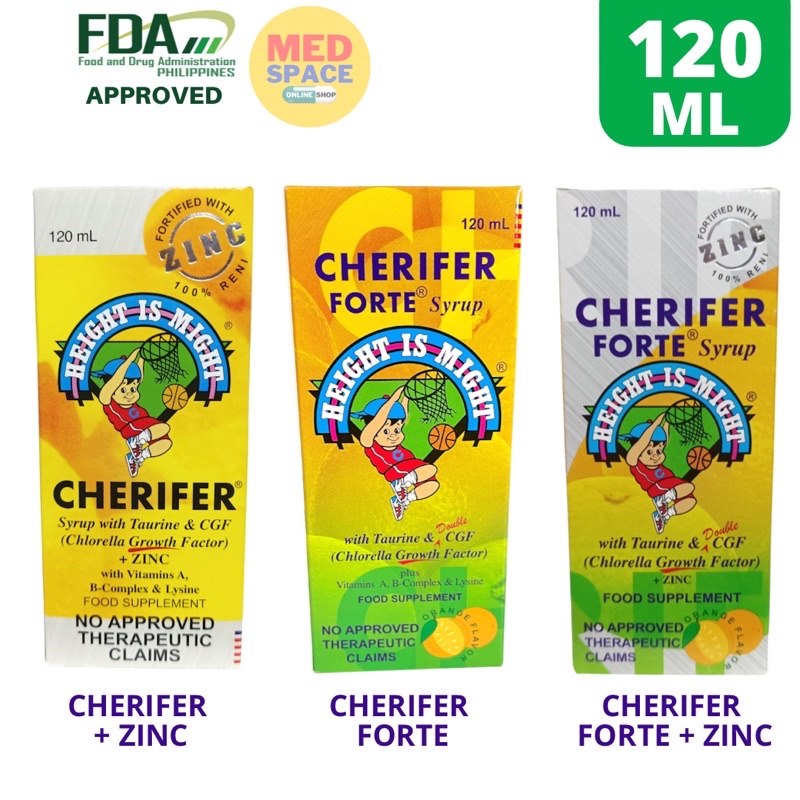 Cherifer Forte Syrup Cherifer + Zinc Cherifer Forte + Zinc Syrup