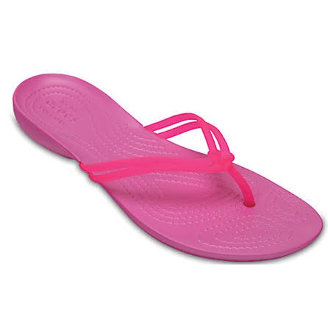 crocs flip flops pink