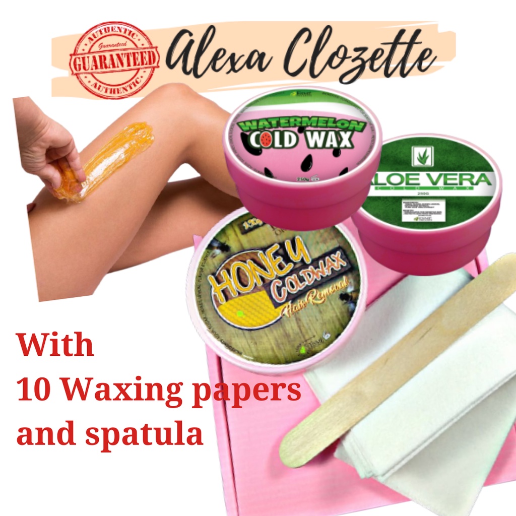 Esme Organic Cold and Taffy Wax Hair Removal Kit Shopee Philippines