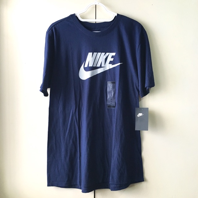 blue athletic shirt