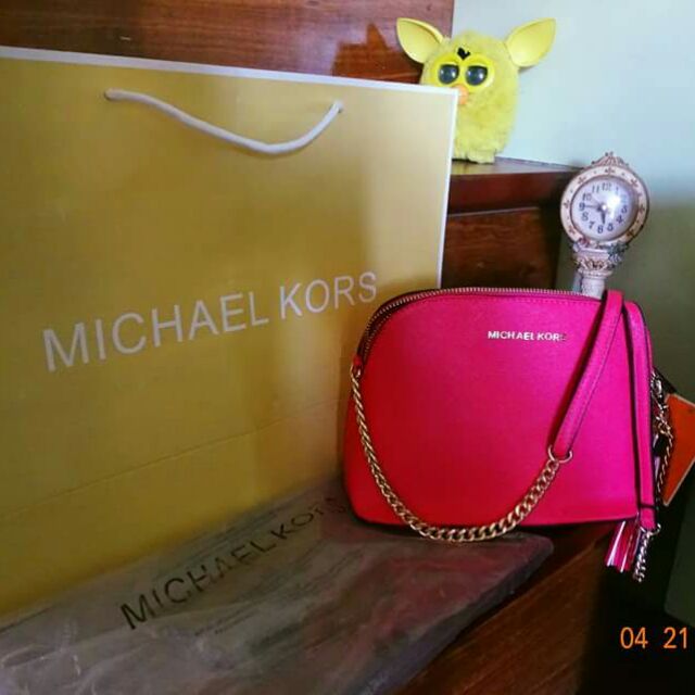 MK Sling Bag Hot Pink Color | Shopee Philippines