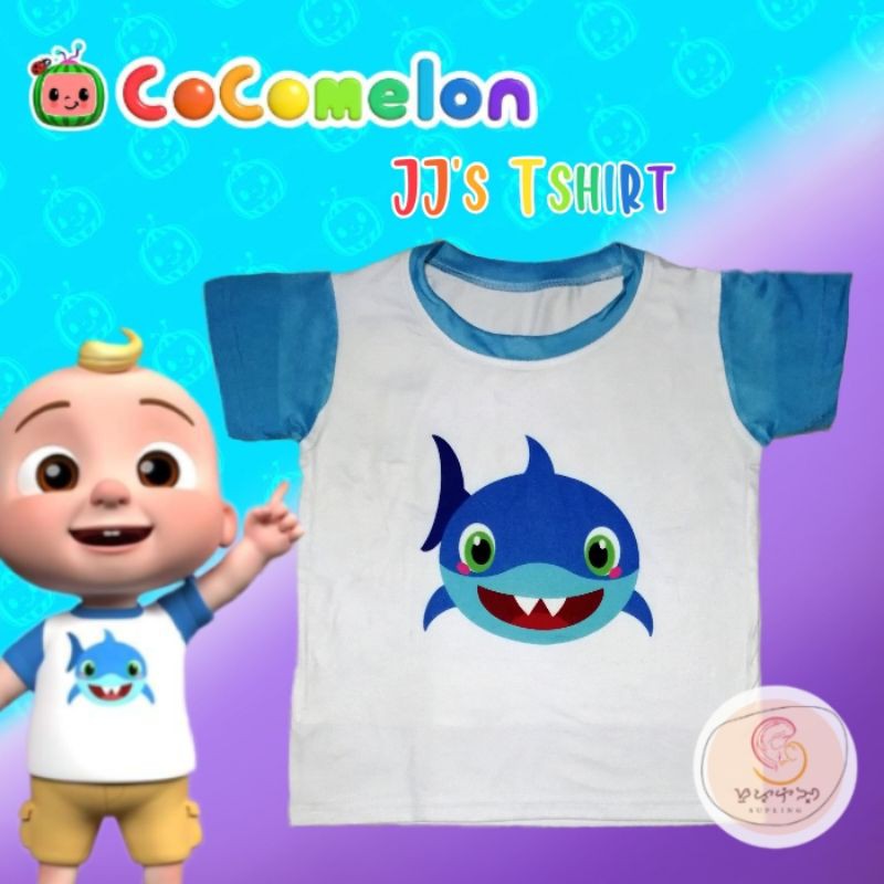 Cocomelon Jj S Baby Shark Tshirt Shopee Philippines