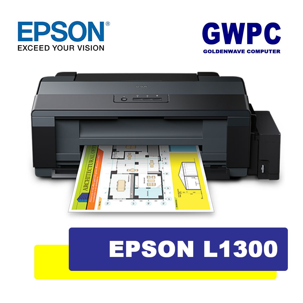 Epson L1300 A3 Ink Tank Printer With Original Ink Shopee Philippines 2579