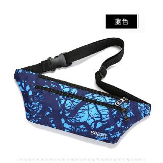 blue waist bag