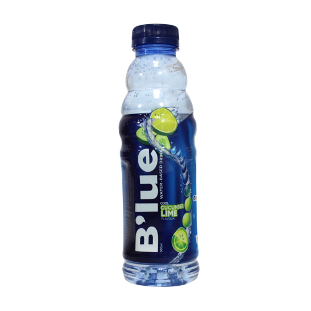B'Lue WaterBased Drink Cucumber Lime (500Ml) Shopee Philippines