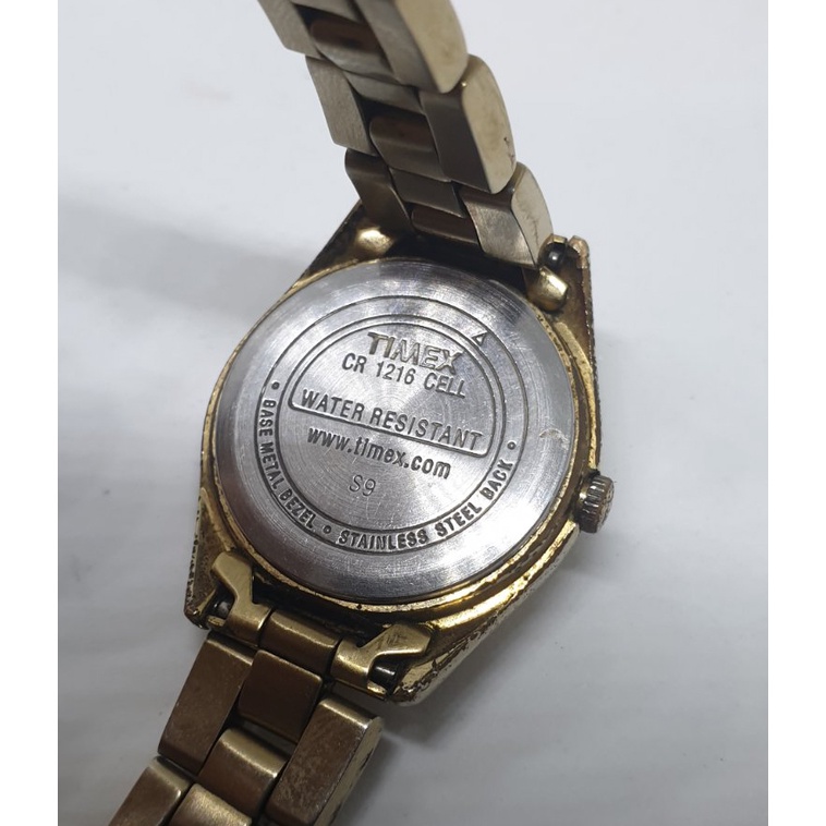 Timex Indiglo Gold Plated Stainless Steel Watch #TSEwatches | Shopee  Philippines