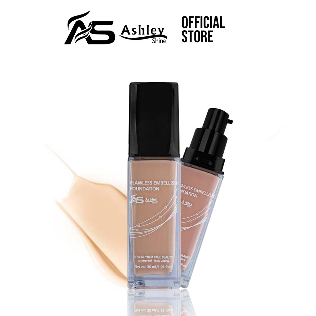 Ashley Shine AS8084 Flawless Embellish Foundation 30ml Shopee Philippines