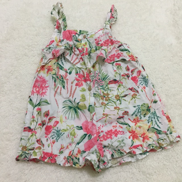 zara floral romper