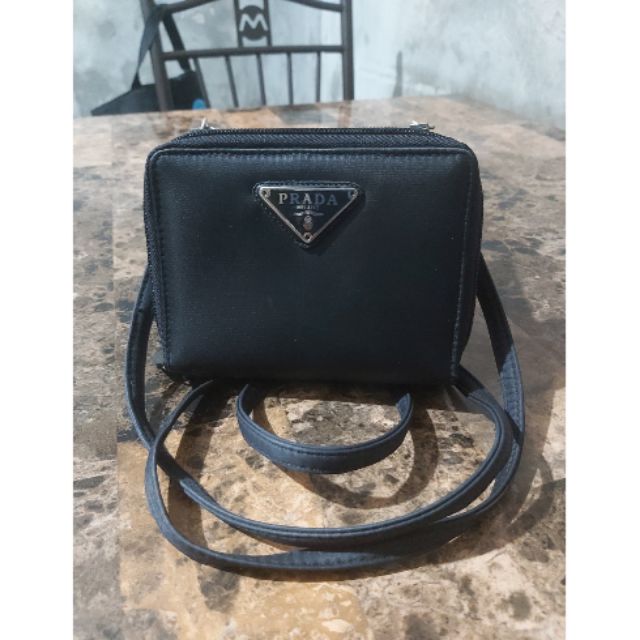 prada wallet sling bag