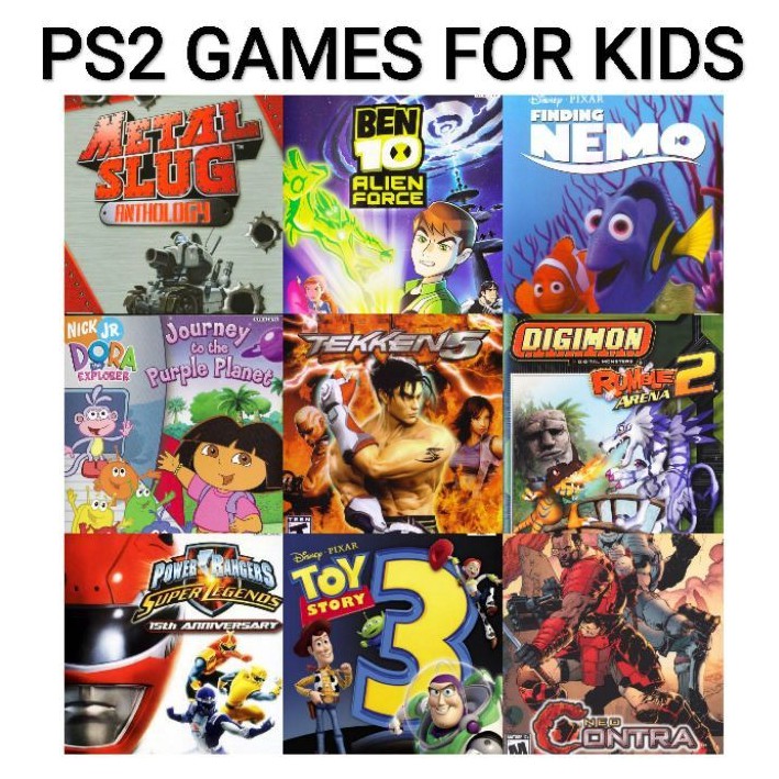 PS2 Games For Kids | Playstation 2 | ps2 games | PS2 Adventure Games | PS2  | Shopee Philippines