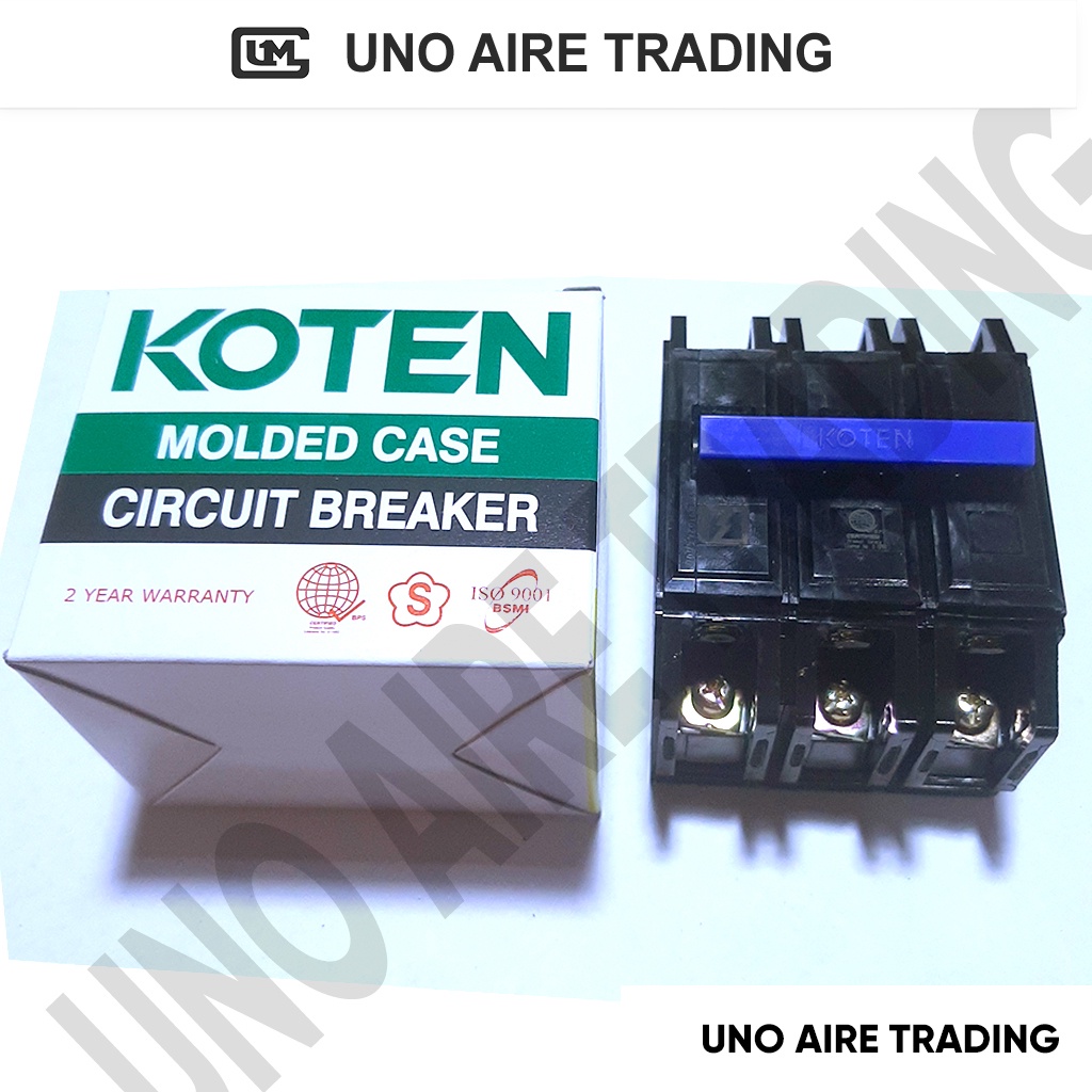 KOTEN Circuit Breaker ORIGINAL Bolt On Three Phase/3Pole 15A 20A 30A ...