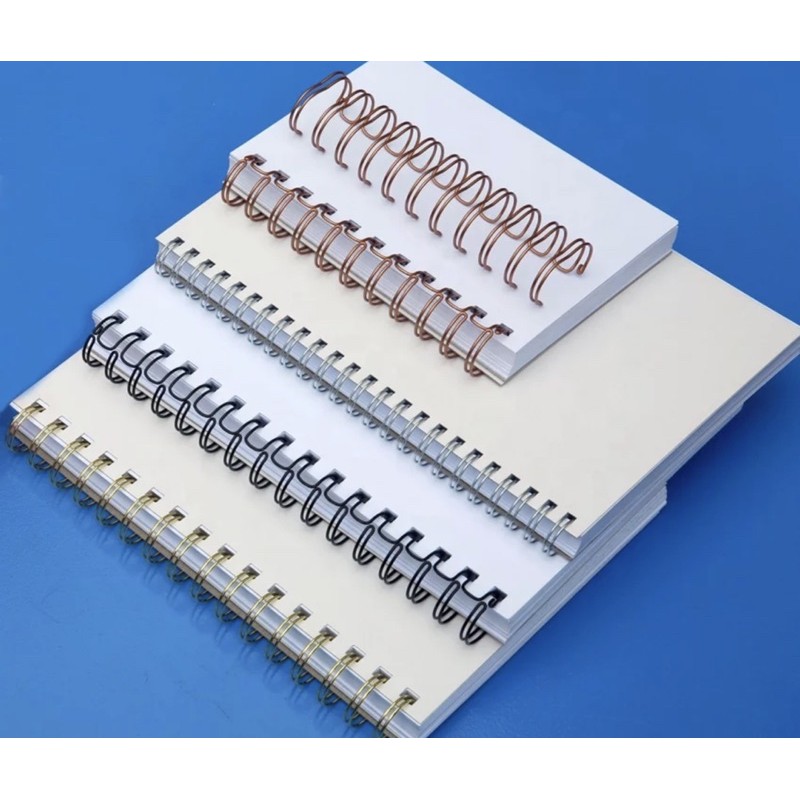 Ranking TOP17 WireO 3 4 21 Pitch TwinLoop Binding Spines Gold