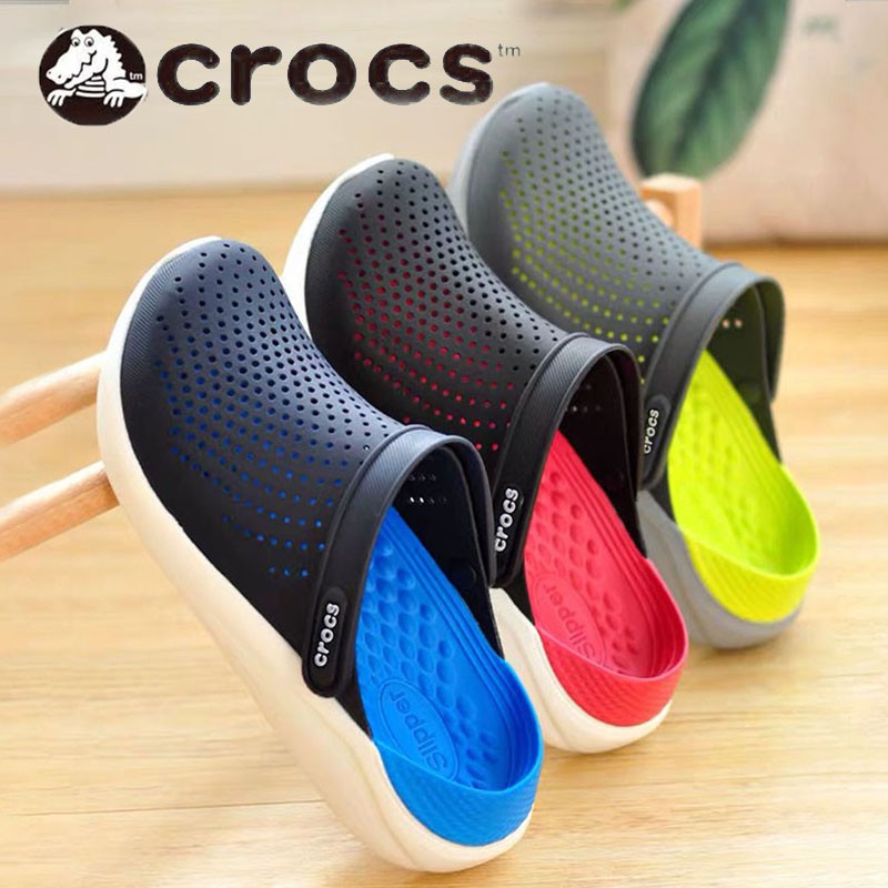 newcrocs flat beach slippers for women 