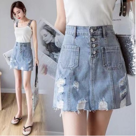 high waist palda maong