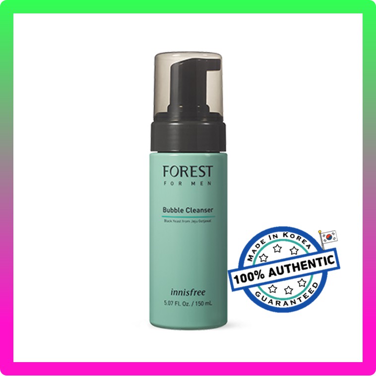 forest for men bubble cleanser