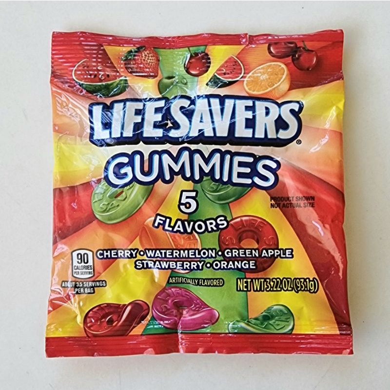 LifeSavers Gummies 5 Flavors 91.3g USA | Shopee Philippines