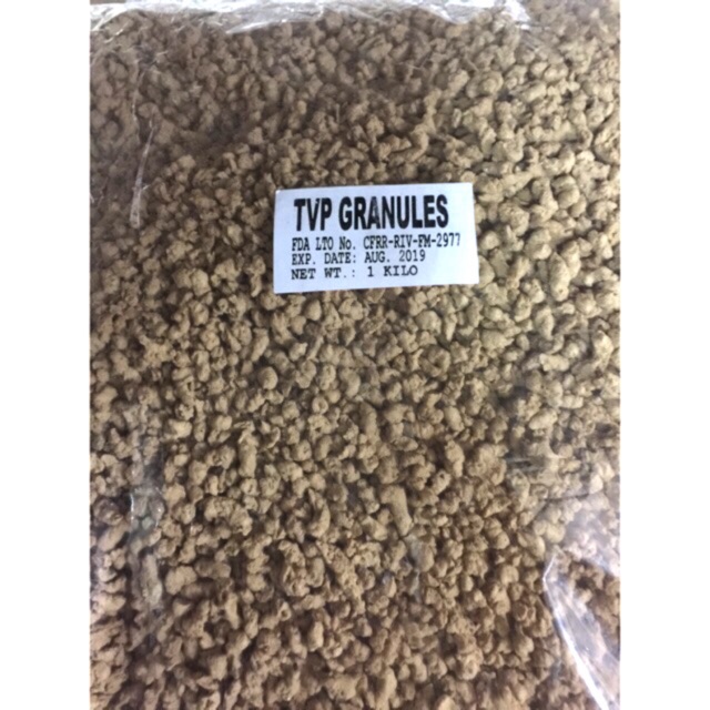 Tvp Textured Vegetable Protein Granules Shopee Philippines