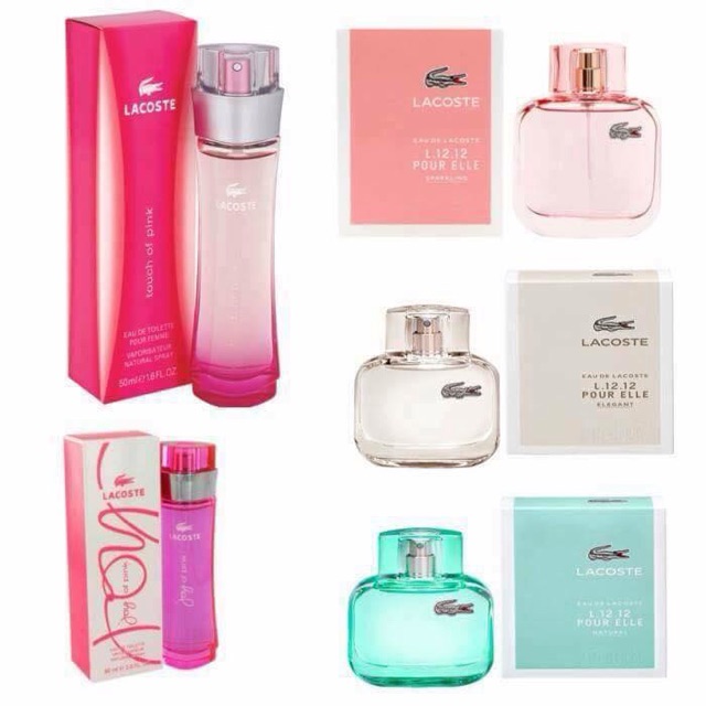 lacoste perfume for women pink