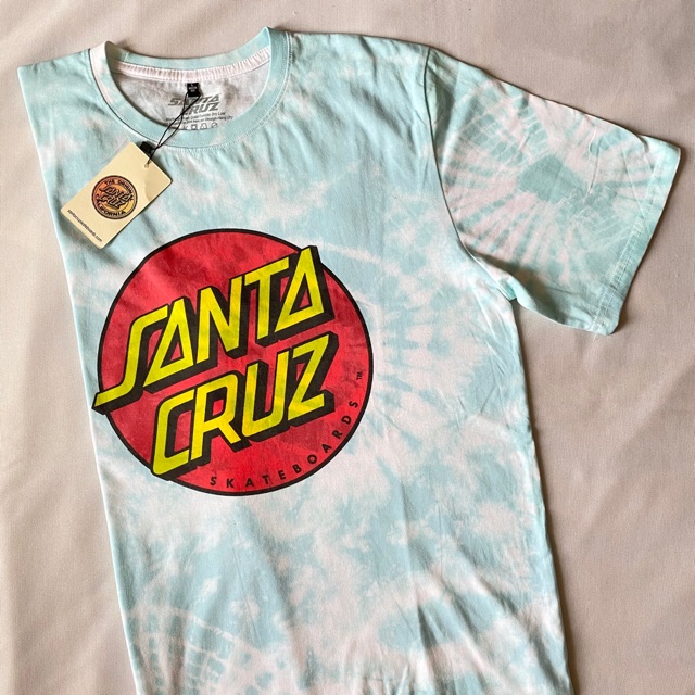 Santa Cruz Blue Tie Dye Shirt | Shopee Philippines