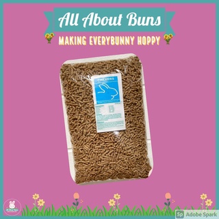 ALL ABOUT BUNS CHEXERS PREMIUM RABBIT FEEDS/FOOD/PELLETS (Specially made for your rabbit.)