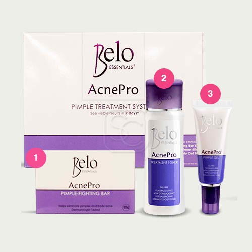 Belo Essentials Acnepro Pimple Treatment System Shopee Philippines 1888