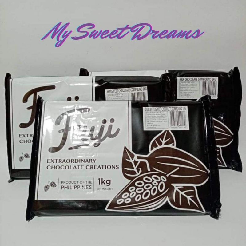 Fuji Dark Bittersweet/ Semisweet/Milk Chocolate 1 kg Exp Date