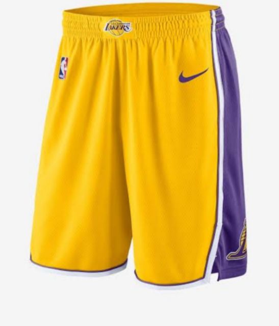 lakers uniform shorts