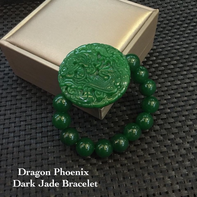 dark jade bracelet