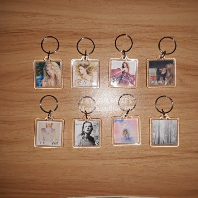 Taylor Swift Keychain Set of 8 Shopee Philippines