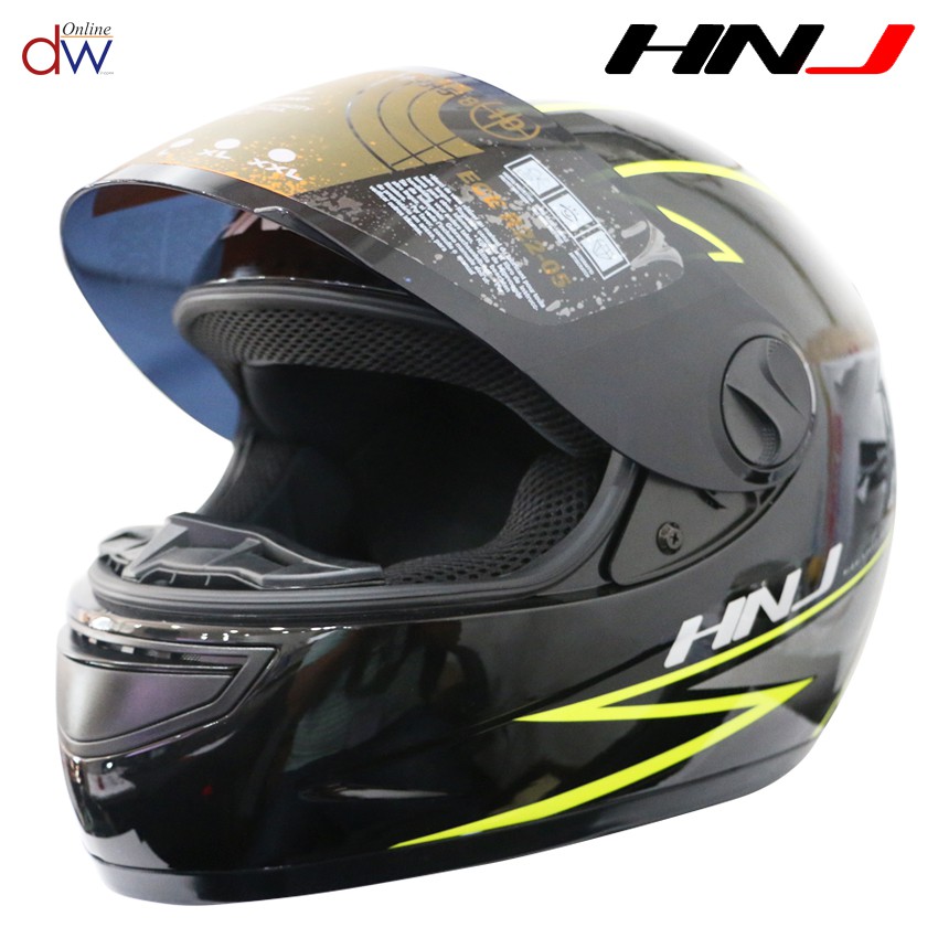 Download HNJ 902 Full Face Motorcycle Helmet (Lightning Black ...