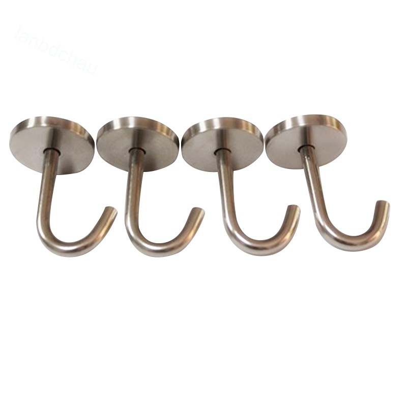 Stainless Steel Screws Mount Ceiling Hooks Coat Hanger 2inch 4