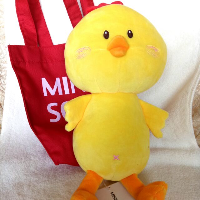 miniso chicken plush