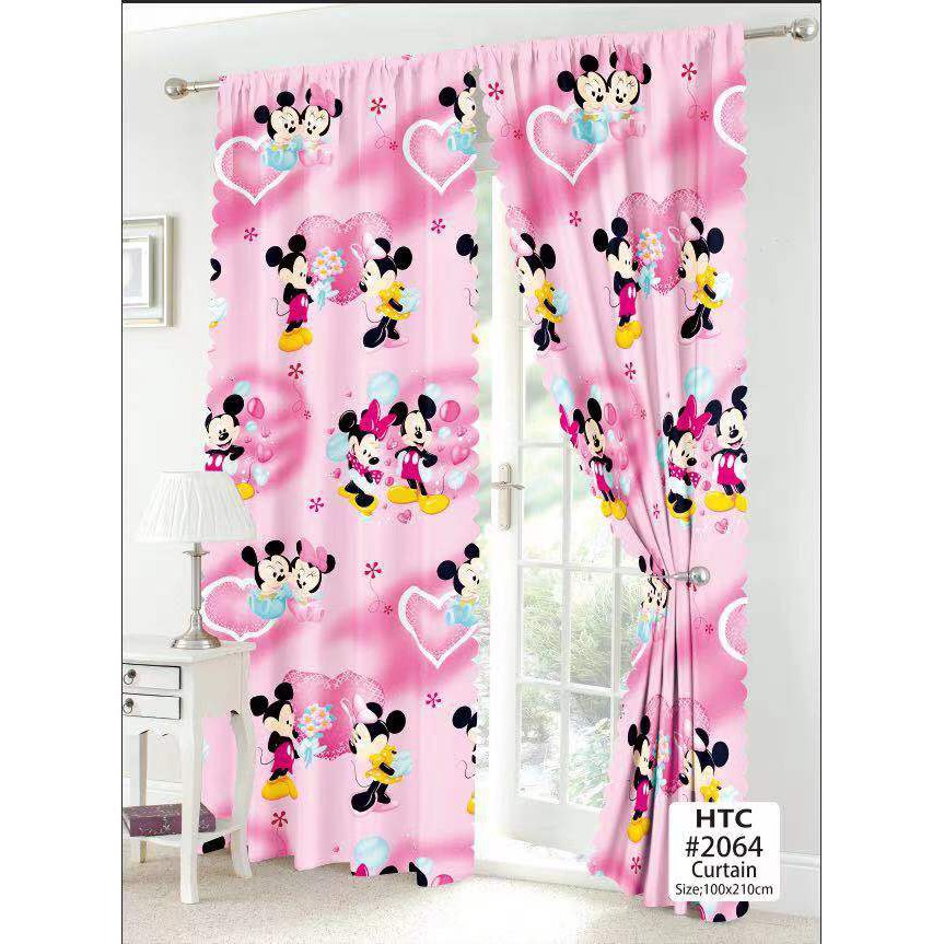 Animation Home Decoration New Curtain, Pink Minnie Mouse Shower Curtain Liner