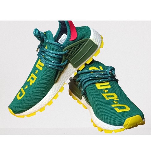 adidas nmd hu pharrell nerd green yellow