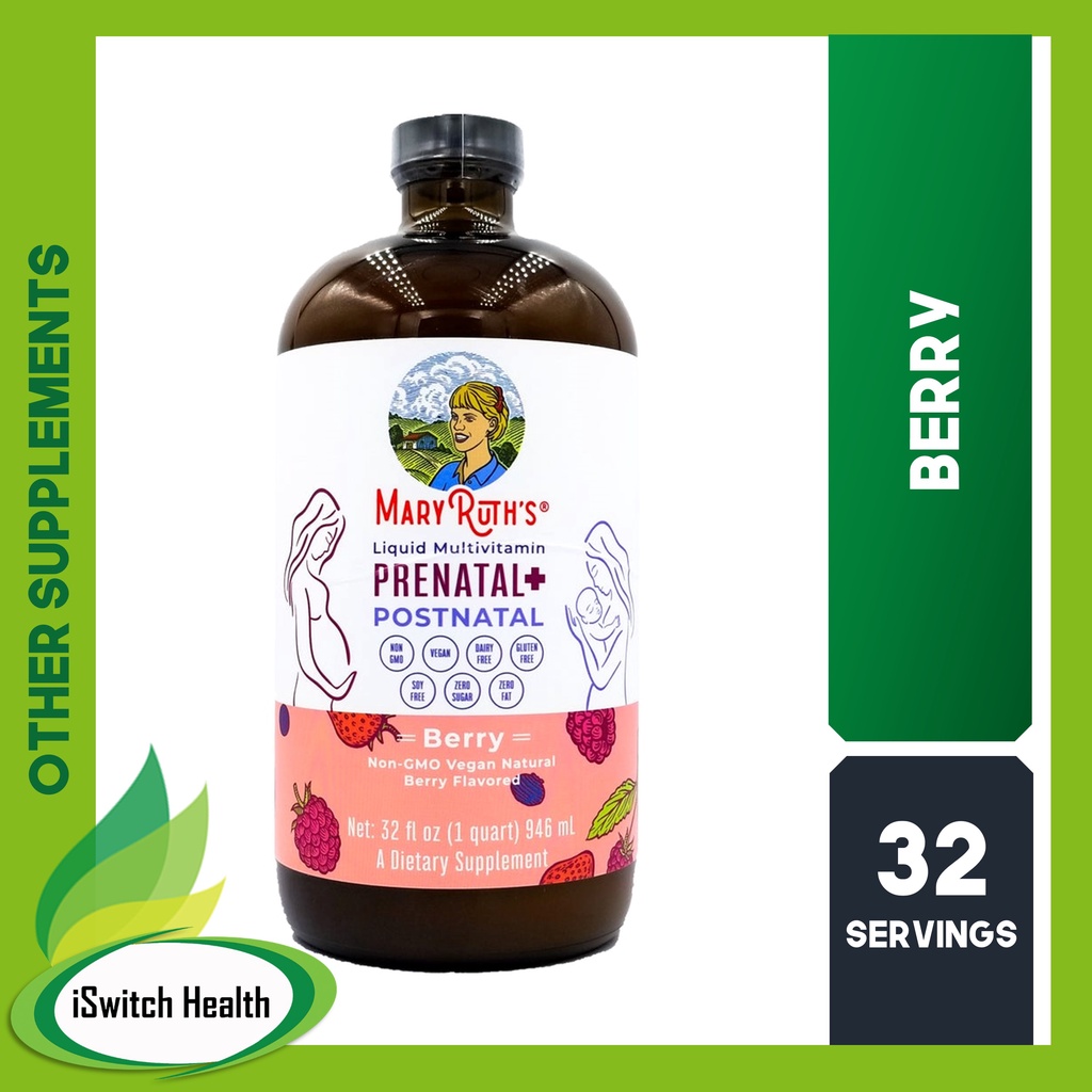 Mary Ruth's VEGAN Prenatal & Postnatal Liquid Multivitamin Shopee