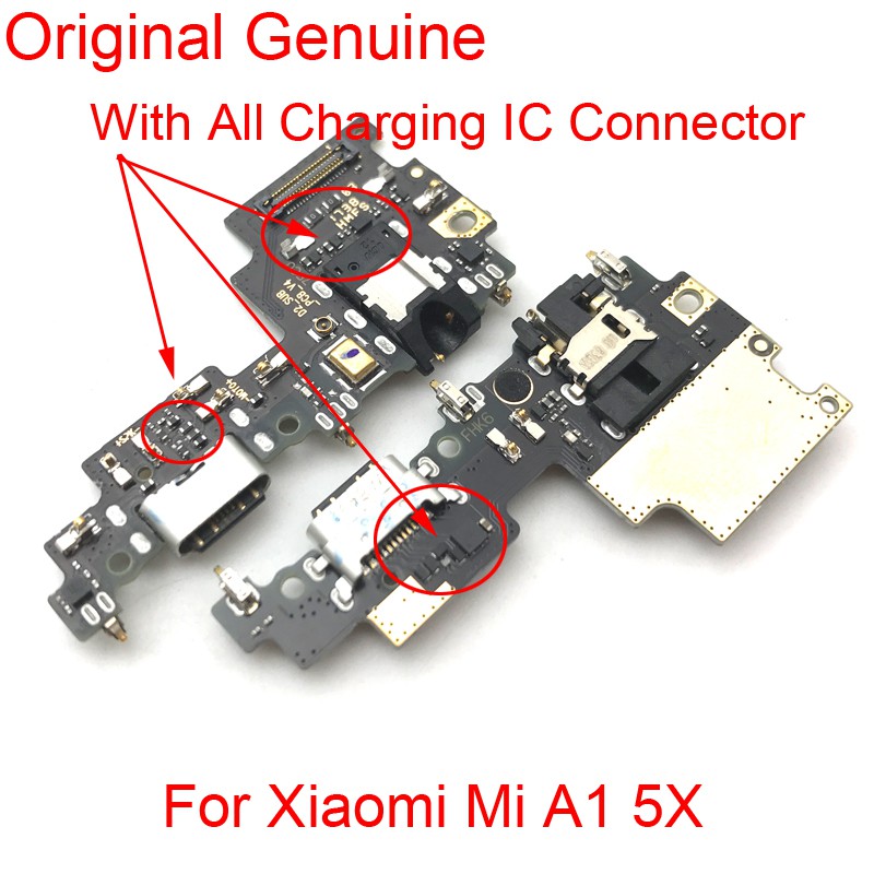 Original Usb Charging Flex Cable For Xiaomi Mi A1 Charger Port Dock Connector Pcb Board With Auto Jack Earphone For Xiaomi 5x Shopee Philippines
