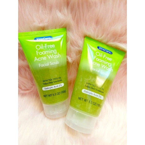 XTRACARE OILFREE FOAMING ACNE WASH FACIAL SCRUB Shopee Philippines